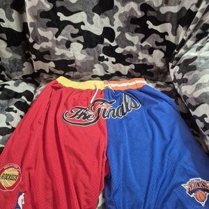 1994 NBA Finals Shorts - Red and Blue